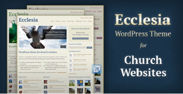 Product picture Ecclesia - WordPress Theme for Church Websites